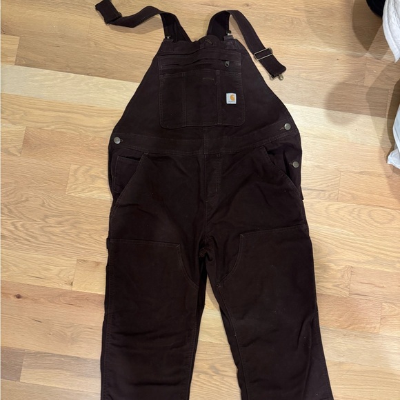 Carhartt Pants - Carhartt Dark Brown Women's Overalls